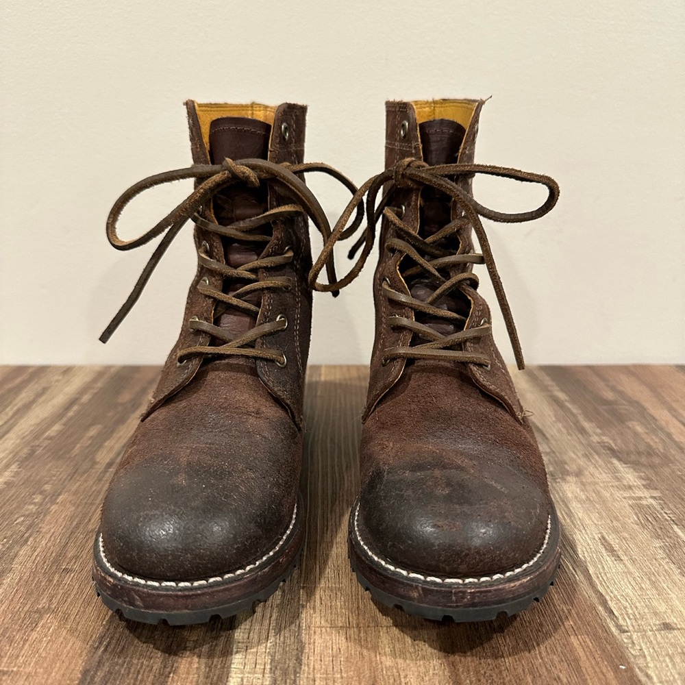 Frye Women's Brown Leather Ankle Boots - Picture 2 of 9